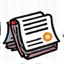 Icon representing legal documents or permits